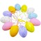 12Pcs Easter Eggs Decorations Hanging Ornaments Colorful for Easter Basket Tree Decor Party Favors Supplies Home